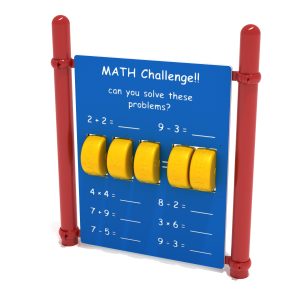 Freestanding Math Panel with Posts